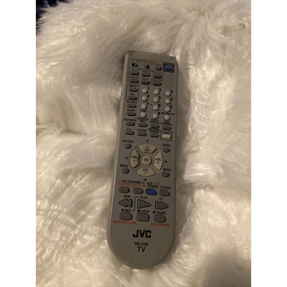 GENUINE JVC RM-C18G LCD TV REMOTE - HD-56GC87 LT-32X667 LT-37X887 LT-40X667